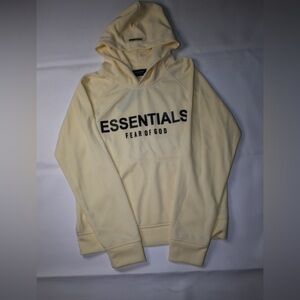 Fear of God Essentials Light Yellow Hoodie